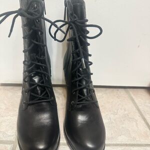 Harley-Davidson Black Lace-Up Women's Boots